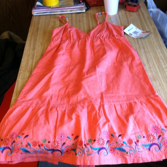 NWT Roxy coral dress size medium - Picture 1 of 4